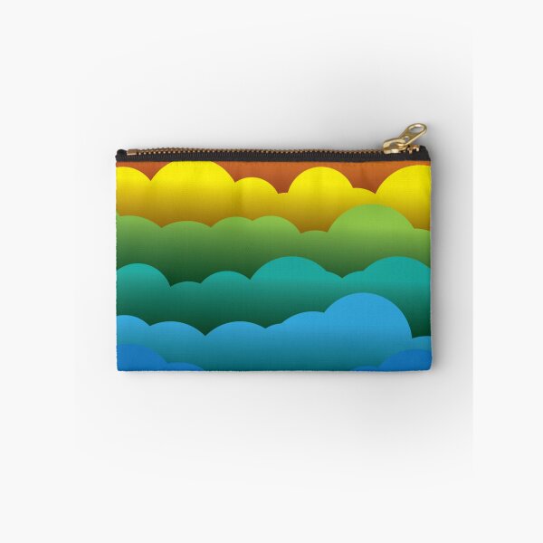 Item preview, abstract colorful 3d paper clouds background designed and sold by TeeFashionShop.