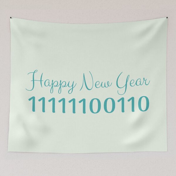 Item preview, Happy 2022 Binary Italics designed and sold by trendingatees.