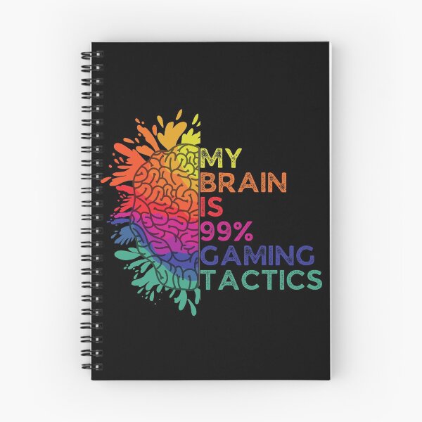 Item preview, My Brain Is 99% Gaming Tactics Retro Colorful Gift for Gaming Lovers designed and sold by Shop signer.