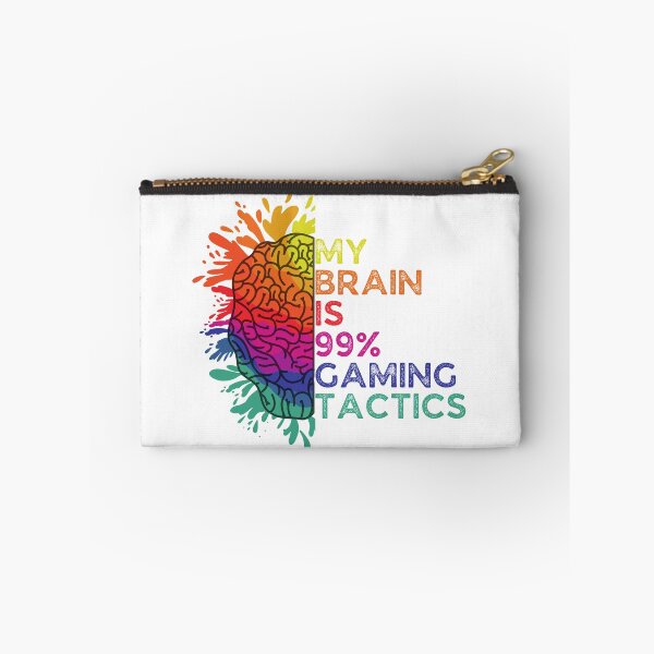 Item preview, My Brain Is 99% Gaming Tactics Retro Colorful Gift for Gaming Lovers designed and sold by Shop signer.