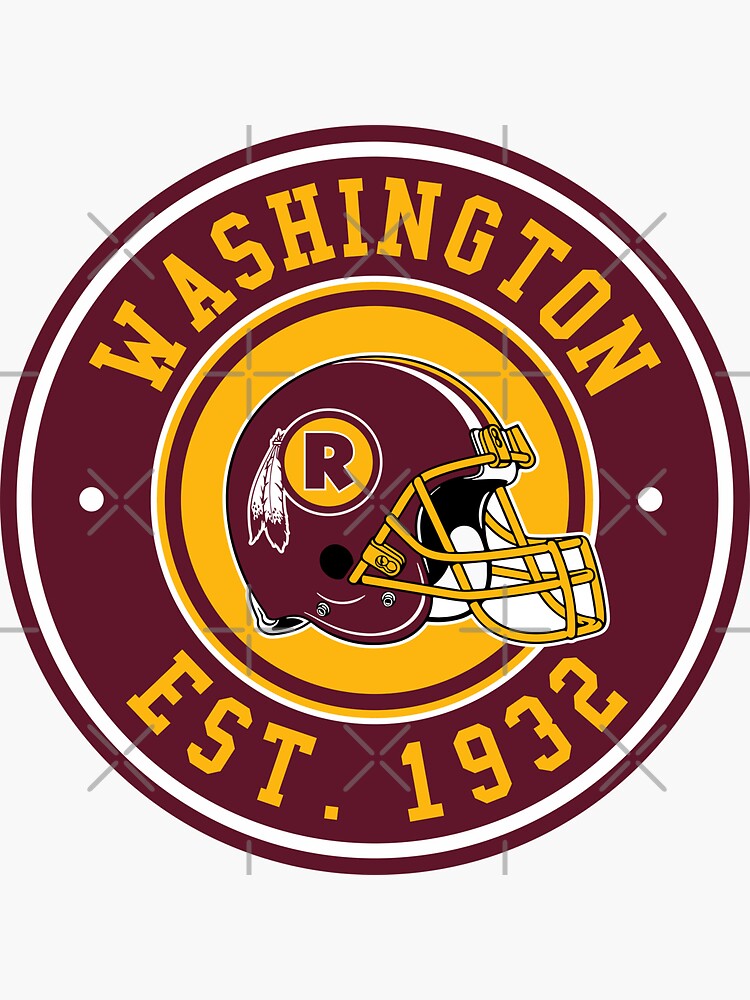 Washington Football Team Sticker for Sale by Dmitri Morari