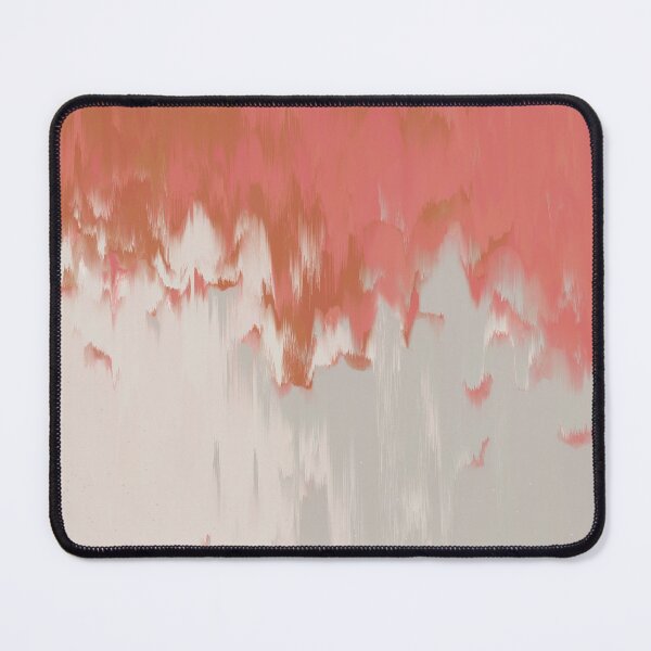 Item preview, Muted Glitch Abstract Art Pattern in Soft Taupe and Warm Terracotta designed and sold by kasamor.