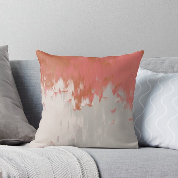 Item preview, Muted Glitch Abstract Art Pattern in Soft Taupe and Warm Terracotta designed and sold by kasamor.