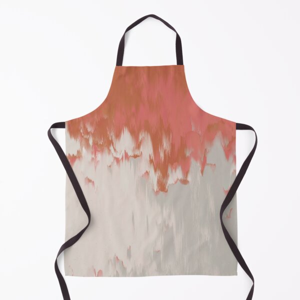 Item preview, Muted Glitch Abstract Art Pattern in Soft Taupe and Warm Terracotta designed and sold by kasamor.