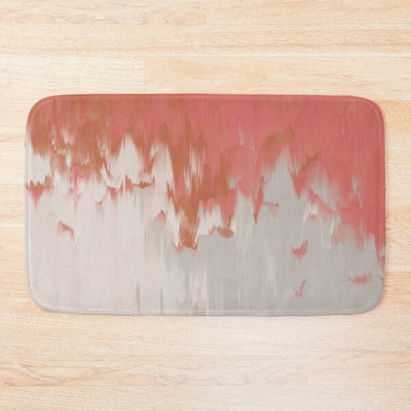 Item preview, Muted Glitch Abstract Art Pattern in Soft Taupe and Warm Terracotta designed and sold by kasamor.