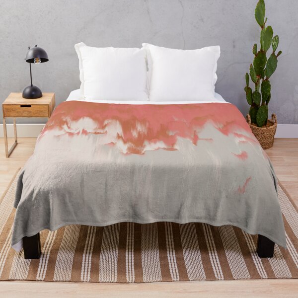 Item preview, Muted Glitch Abstract Art Pattern in Soft Taupe and Warm Terracotta designed and sold by kasamor.