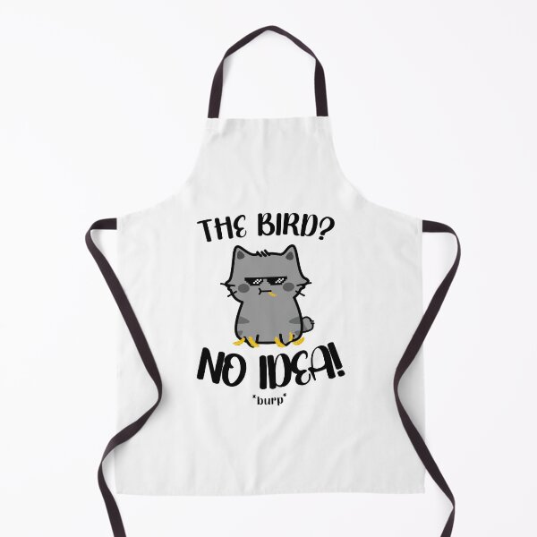 Item preview, The Bird? What Bird? No Idea! * burp * - Funny Cat designed and sold by Proudcastle.
