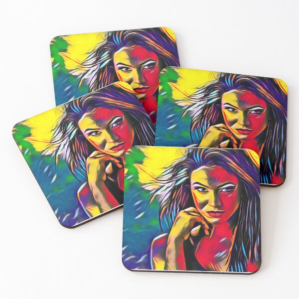 Item preview, Woman with sexy eyes, colored style designed and sold by crea-homedesign.