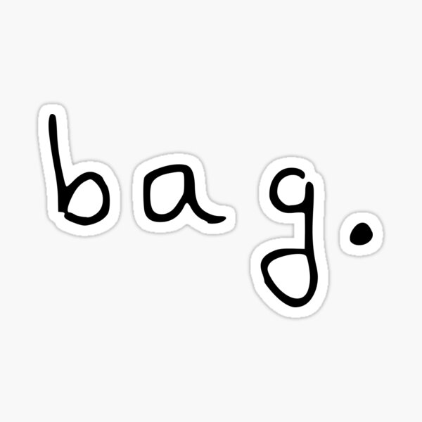 Item preview, Word bag, minimalist design designed and sold by Fernando Olivencia Martín.