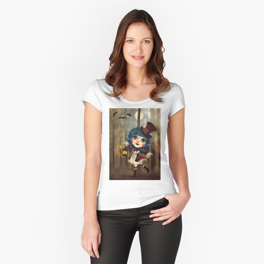 Item preview, Fitted Scoop T-Shirt designed and sold by diniez.