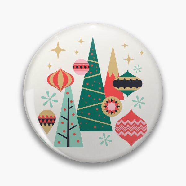 Item preview, Retro Christmas Card Theme - Plain White designed and sold by VoodooCircus.