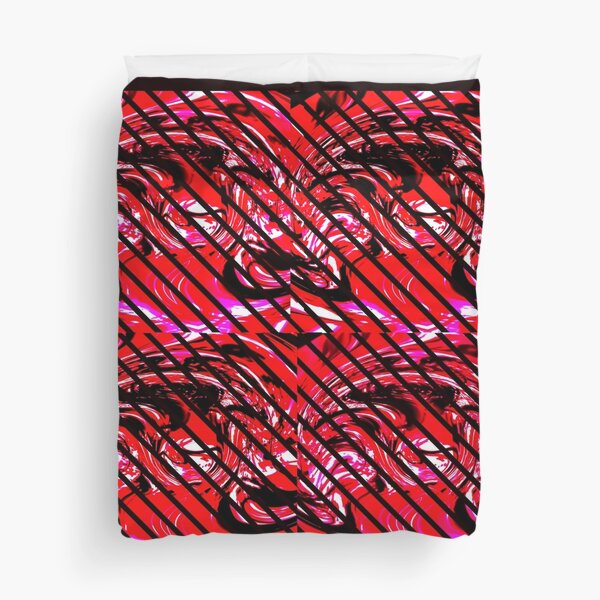Item preview, Modernist Abstract Red And Black Pattern designed and sold by jmed70.