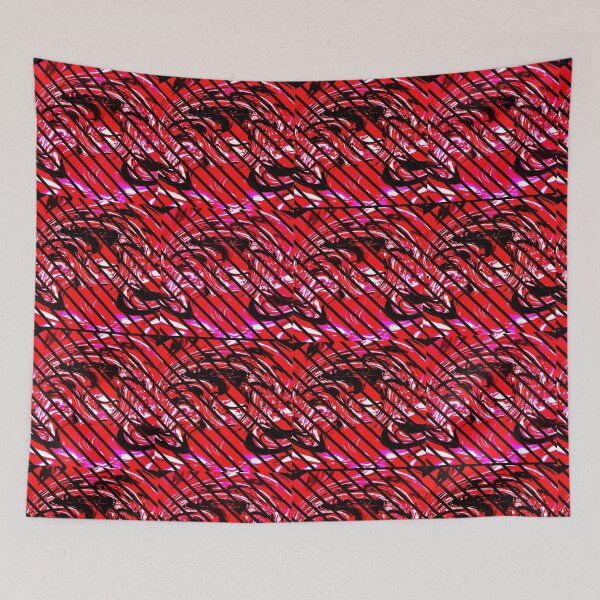 Item preview, Modernist Abstract Red And Black Pattern designed and sold by jmed70.