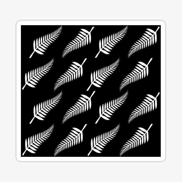 Item preview, Fern white on black designed and sold by TerenceLacey.