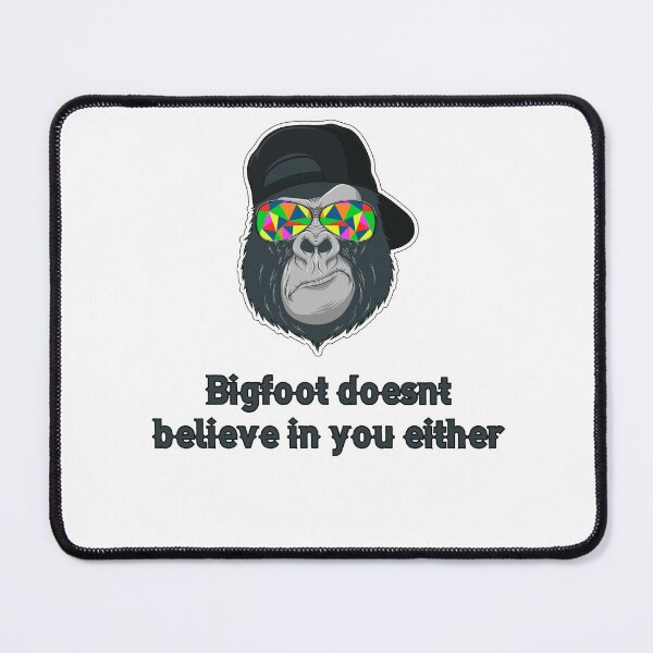 Item preview, Bigfoot Doesn't Believe In You Either Essential T-Shirt designed and sold by coccoPrints.