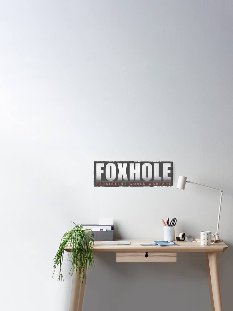 Foxhole Logo Hd Poster By Raildur Redbubble