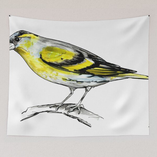 Item preview, Alder siskin bird designed and sold by ZebritoArt.