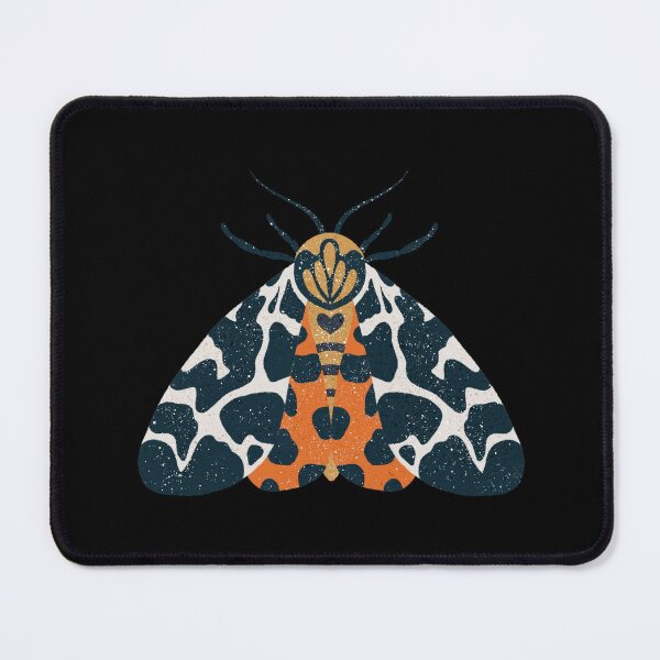 Item preview, Floral Moths | Black designed and sold by RebeccaFlaherty.