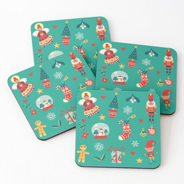 Item preview, Christmas Favourite Things Teal designed and sold by emilykskinner.