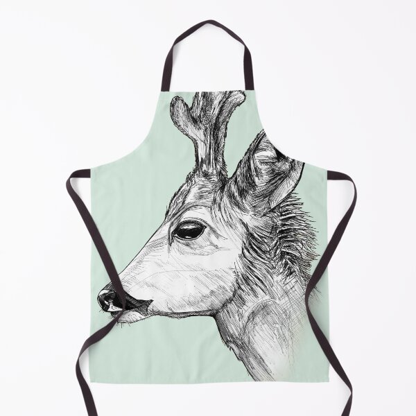 Item preview, Deer with duck blue background designed and sold by ZebritoArt.