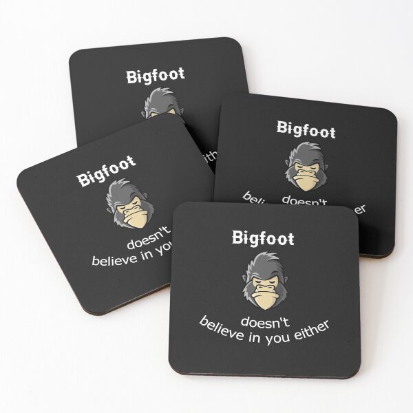 Item preview, Bigfoot Doesn't Believe In You Either Essential T-Shirt designed and sold by coccoPrints.