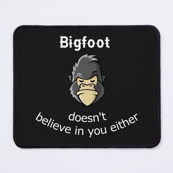 Item preview, Bigfoot Doesn't Believe In You Either Essential T-Shirt designed and sold by coccoPrints.
