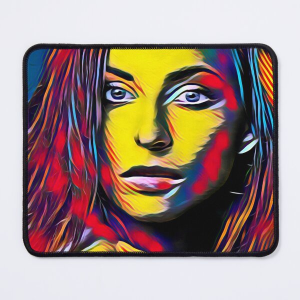 Item preview, pretty woman with loose hair and great eyes, colored style designed and sold by crea-homedesign.