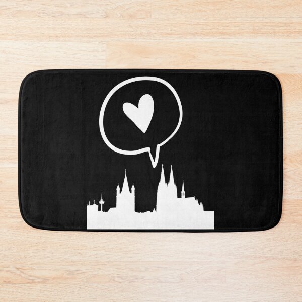 Item preview, Liebe zu Köln am Rhein mit dem Kölner Dom in schwarz-weiss designed and sold by bestrelax.