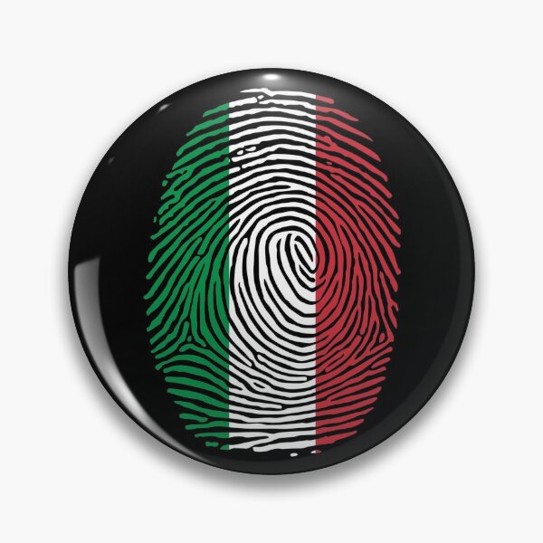 Item preview, Italy Flag Fingerprint Patriotic Italian Gift Italy Flag Gear designed and sold by DynamicDesign.