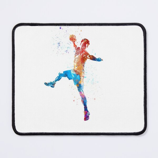 Item preview, Handball player in watercolor designed and sold by paulrommer.