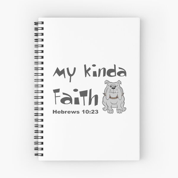 Item preview, Christian Design - My Kinda Faith - Bulldog - Hebrews 10 verse 23 designed and sold by simplydesignart.