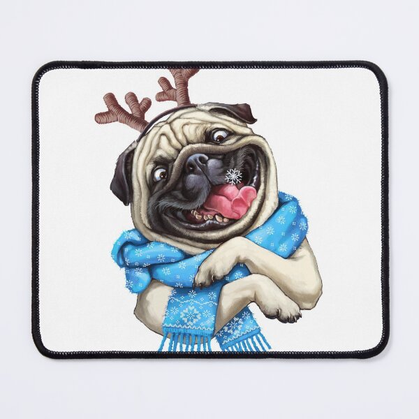Item preview, pug with horns designed and sold by Niti-Niti.