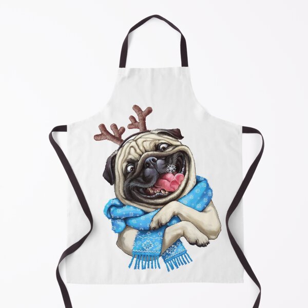 Item preview, pug with horns designed and sold by Niti-Niti.