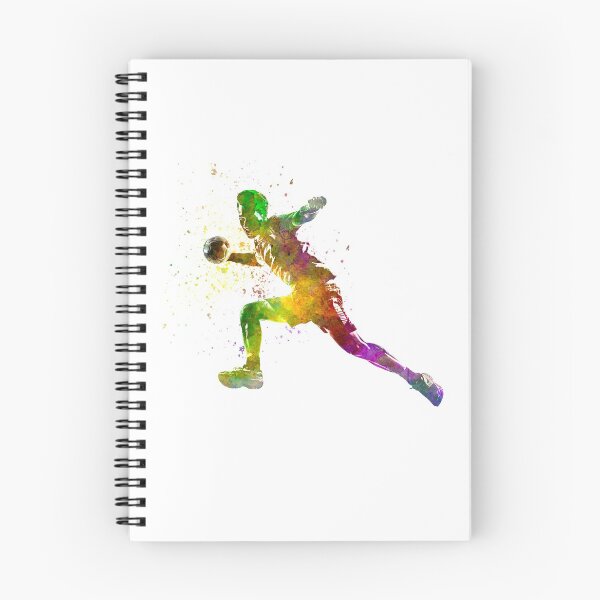 Item preview, Handball player in watercolor designed and sold by paulrommer.