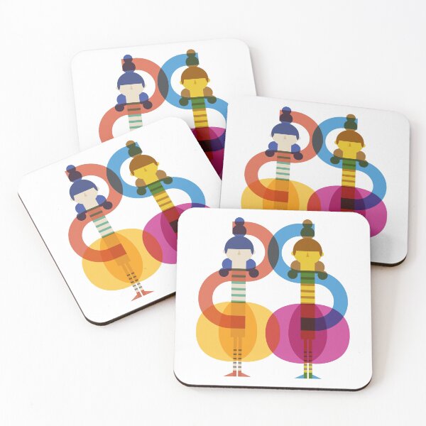 Item preview, Geometric ballerinas warm tones designed and sold by AnnaPedren.