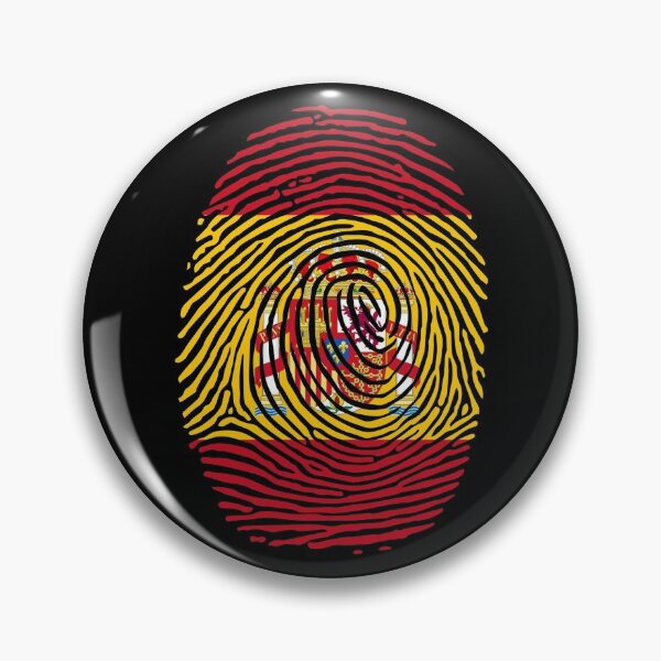Item preview, Spain Flag Fingerprint Patriotic Spanish Gift Spain Flag Gear designed and sold by DynamicDesign.
