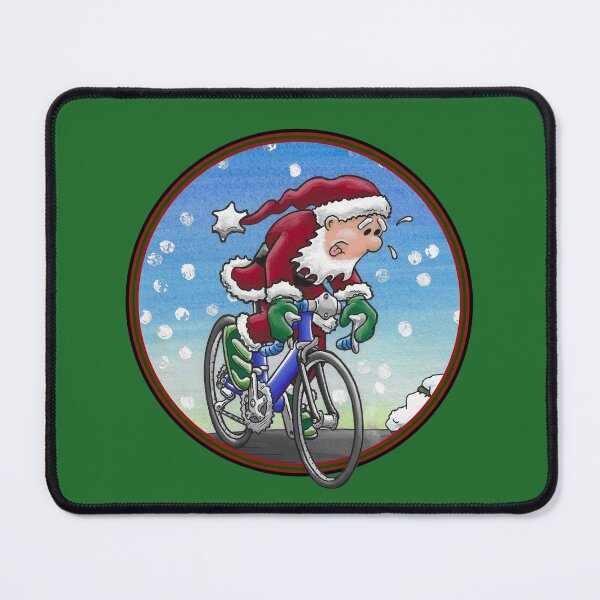Item preview, Struggling Santa! Circle designed and sold by ArtworkByLaurie.