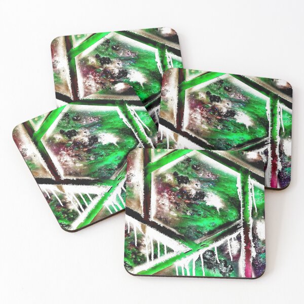 Item preview, Hexagonal deep space galaxy  designed and sold by Demonmushroom.