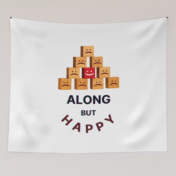 Item preview, Along but happy designed and sold by mrWho999.