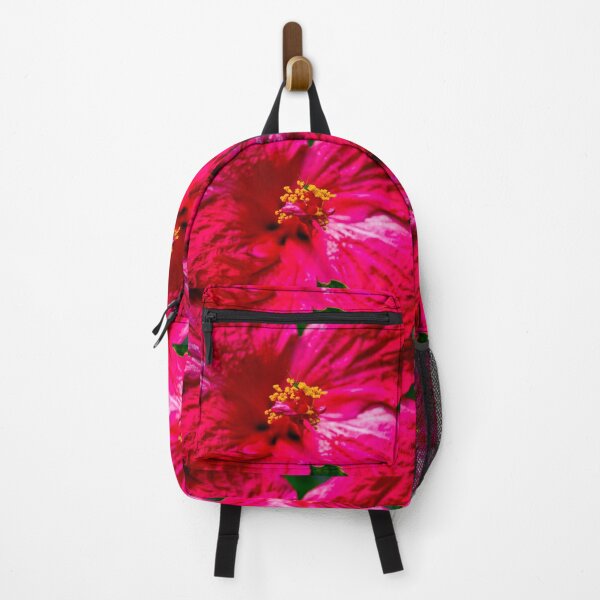 Item preview, Red Hibiscus with Little Green Visitor designed and sold by alabca.