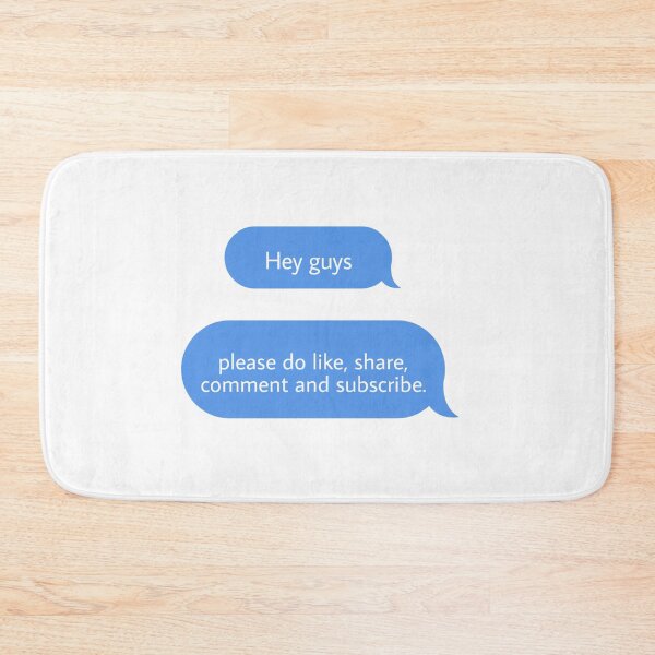 Item preview, like share comment and subscribe designed and sold by Textcallout.