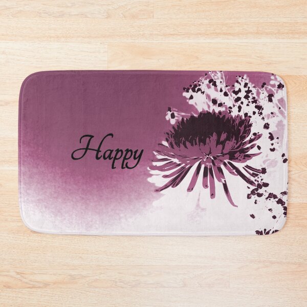 Item preview, Dark Burgundy and White Abstract Flower Spider Mum Happy designed and sold by JariHawk.