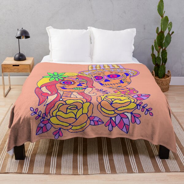 Item preview, Sugar skulls - skeleton couple designed and sold by NyengRepublic.