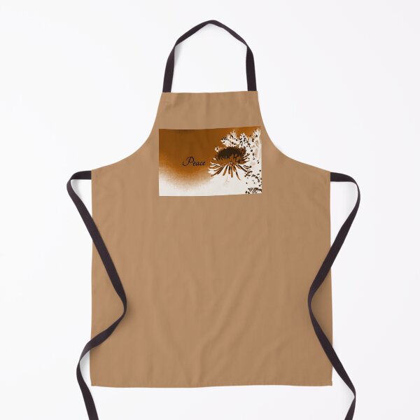 Item preview, Brown Tan and White Abstract Flower Spider Mum Sepia Peace designed and sold by JariHawk.