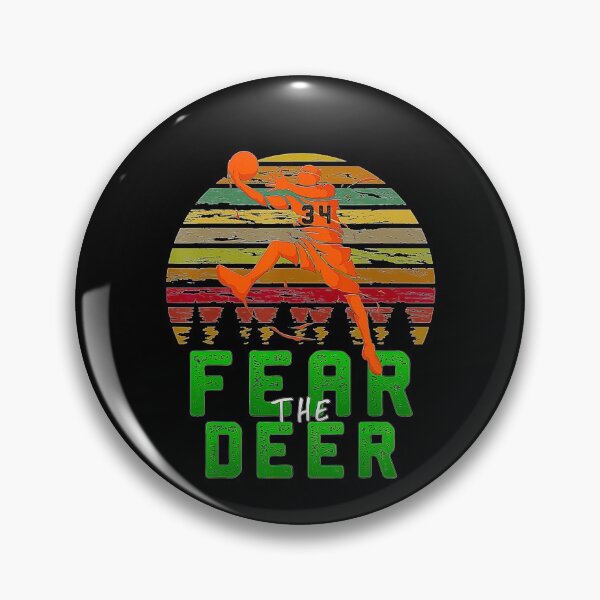 Item preview, Fear TheDeer Gift For Milwaukee Basketball Bucks Fans 34  designed and sold by Basketball9zj0.