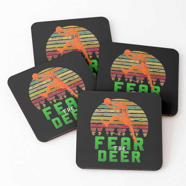 Item preview, Fear TheDeer Gift For Milwaukee Basketball Bucks Fans 34  designed and sold by Basketball9zj0.