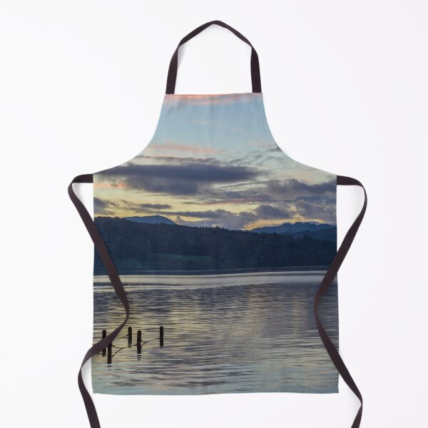 Item preview, Lake Windermere after heavy rain with posts under water designed and sold by Cameranick.