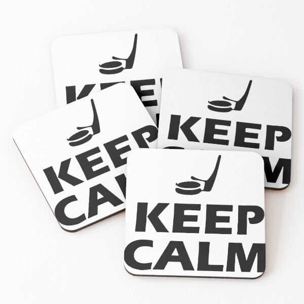 Item preview, Keep Calm Play ice hockey professional hockey love skate hockey funny Gift Premium Apparel Funny Holiday Xmas designed and sold by DesignByHeartUK.