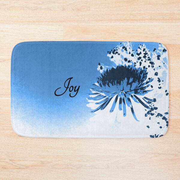 Item preview, Blue and White Abstract Flower Spider Mum Joy designed and sold by JariHawk.