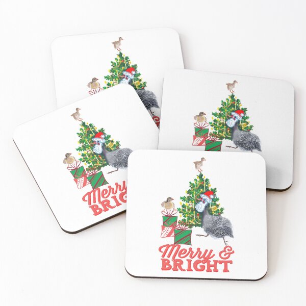 Item preview, Guinea fowl Merry and bright designed and sold by orangerinka.